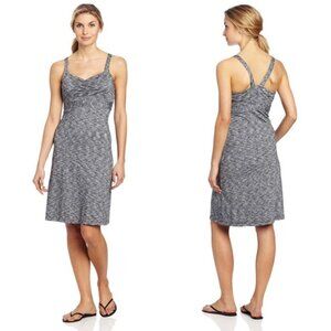 Prana Amaya Sleeveless Heathered Gray/ Charcoal Athletic Dress Size M